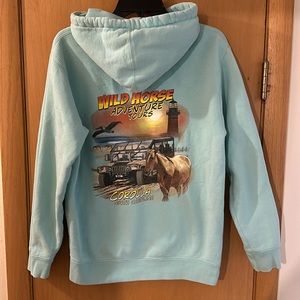 Wild Horse Adventure Tours Corolla North Carolina Hoodie Hooded Sweatshirt Small